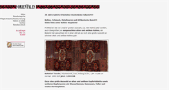 Desktop Screenshot of orientales.de